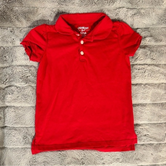 OshKosh B'gosh Other - 5T Osh Kosh B’Gosh Red Polo Shirt, Unisex